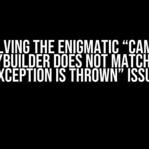 Solving the Enigmatic “Camel NotifyBuilder does not match when exception is thrown” Issue